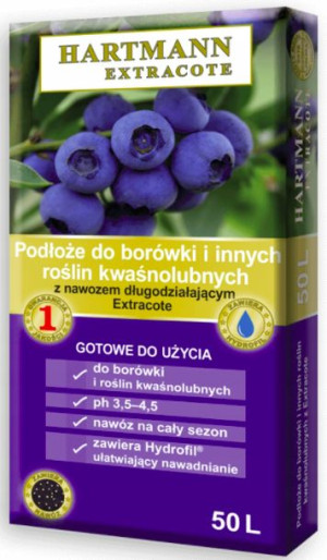 Podłoże Extracote Do Borówki I Innych Kwaśnolubnych 50l