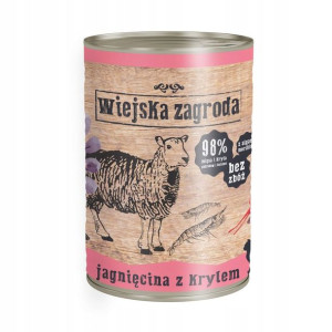Wiejska Zagroda Karma Jagnięcina Z Krylem 400g