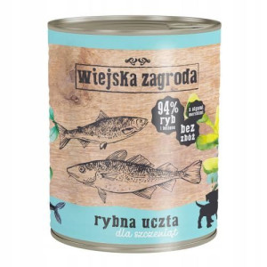 Wiejska Zagroda Karma Dla Psa Rybna Uczta 800g