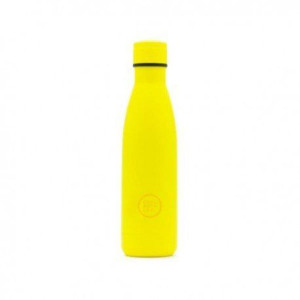 Cool bottles butelka termiczna 500 ml triple cool neonowo żółta