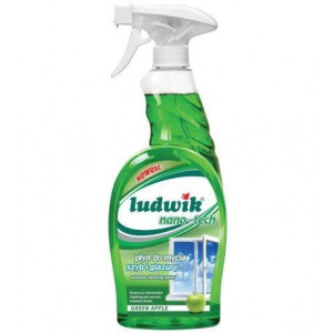 Płyn do mycia szyb i glazury nano-tech ludwik 750ml - green apple