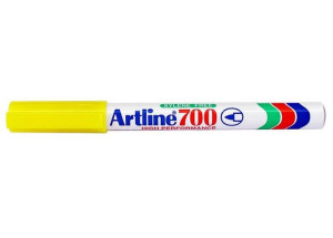 Marker Permanentny Żółty Artline