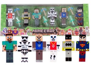 Figurki Minecraft Zestaw Superbohaterowie Steve