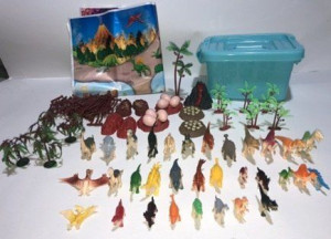 Figurki zwierzęta dinozaury + akcesoria 83elementy