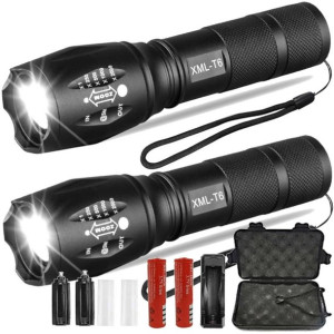 2x LATARKA Taktyczna LED CREE XM-L T6 i Q5 ZOOM