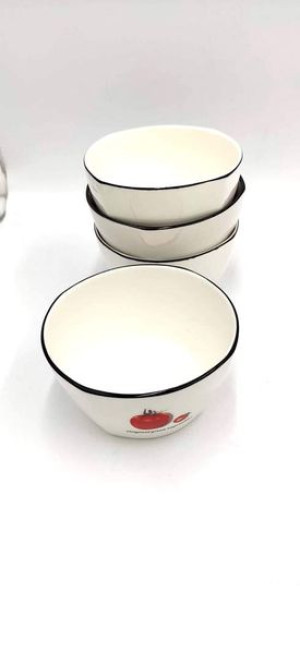 Miseczka Toskania 350 ml z porcelany New Bone wz.1 TOMATO