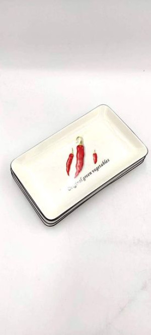 Półmisek Toskania z porcelany New Bone 20,5 cm wz.2 PAPRIKA