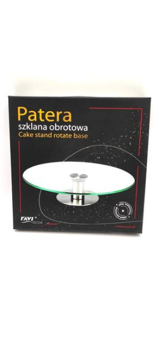 Patera szklana obrotowa art. 51422
