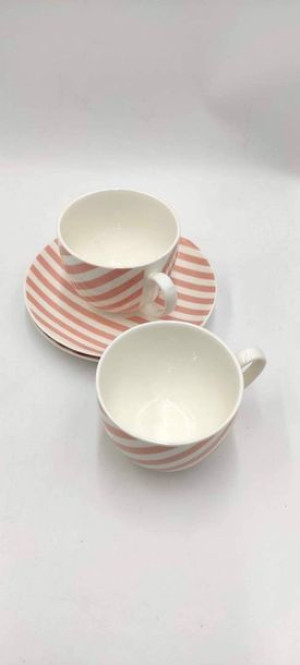 DUET Kpl. 2 filiżanek 220ml z porcelany New Bone wz. 3