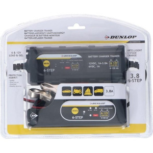 Dunlop - Inteligentny prostownik / ładowarka 3.8A 6-12 V