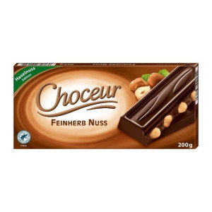 Choceur Feinherb Nuss - Czekolada Gorzka z Orzechami 200g