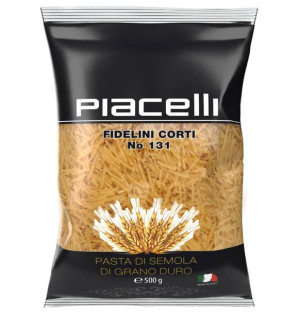 Piacelli Fidelini Corti nr 131 Makaron Semoliny 500 g