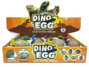 Dinozaury W Jajku 12 Szt W Displayu