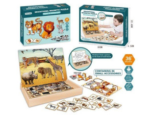Puzzle Kolorowanka Zwierzęta Dzikie
