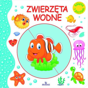 Książeczka z puzzlami. Zwierzęta wodne Ewelina Grzankowska