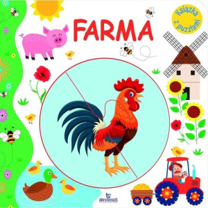 Książeczka z puzzlami. Farma Ewelina Grzankowska
