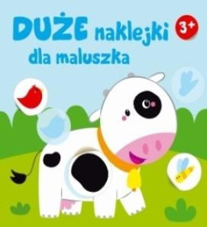 Duże naklejki dla maluszka. Krówka 3+ praca zbiorowa