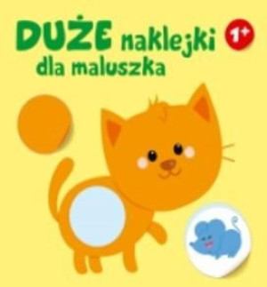 Duże naklejki dla maluszka. kotek 1+ praca zbiorowa