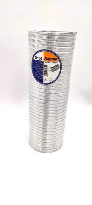 Aluminiowa rura elastyczna dł.1m. typu F AF100/1