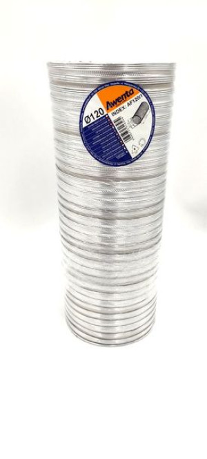 Aluminiowa rura elastyczna dł.1m. typu F AF120/1
