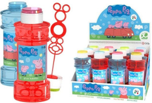 Dulcop Bańki Mydlane Glass - Peppa Pig 300 Ml (disp/12)