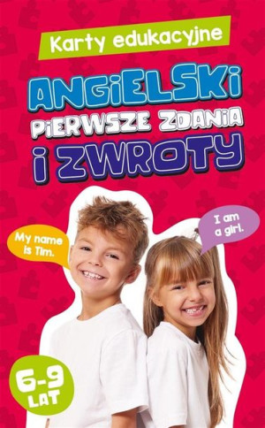 Karty edukacyjne. Angielski Pierwsze zdania... Grupa OF