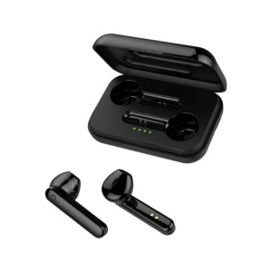 Forever słuchawki bluetooth TWE-110 Earp z etui ładującym czarny