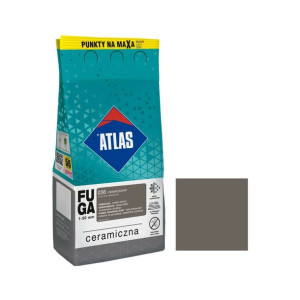 ATLAS fuga ceramiczna 036 CIEMNOSZARY 5kg elastyczna, plamoodporna