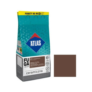 ATLAS fuga ceramiczna 024 CIEMNOBRĄZOWY 5kg elastyczna, plamoodporna