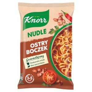 Pakiet 8szt Knorr Nudle Ostry boczek 63g