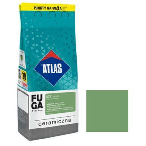 ATLAS fuga ceramiczna 027 ZIELONY 2kg elastyczna, plamoodporna