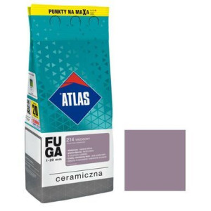 ATLAS fuga ceramiczna 214 WRZOSOWY 2kg elastyczna, plamoodporna