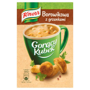 Pakiet 24szt Knorr Gorący Kubek Borowikowa z grzankami 15g