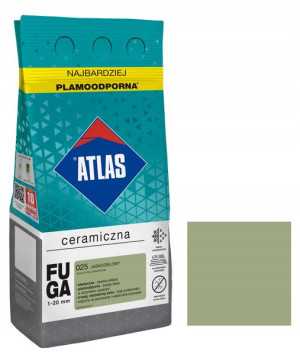ATLAS fuga ceramiczna 025 JASNOZIELONY 2kg elastyczna, plamoodporna