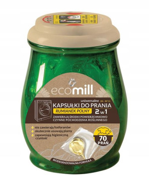 Ecomill kapsułki do prania rumianek polny 70 szt