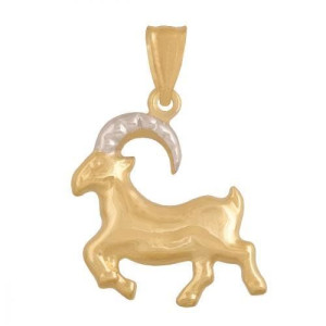 Złota Zawieszka Znaki Zodiaku Koziorożec Złoto 585