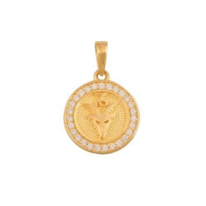 Złota Zawieszka Znaki Zodiaku Koziorożec Złoto 585