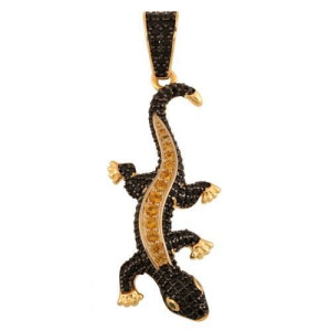 Złota Zawieszka Salamandra