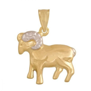 Złota Zawieszka Znaki Zodiaku Baran Biżuteria 585
