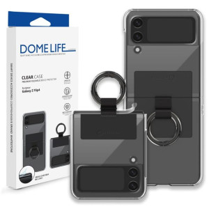 Whitestone bezbarwny CASE RING SAMSUNG Z FLIP 4 czarny