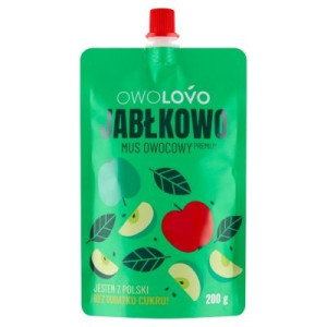 Pakiet 5szt OWOLOVO Jabłkowo Mus owocowy 200g