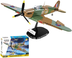 KLOCKI COBI 5728 Samolot Myśliwiec Hawker Hurricane Mk.I HC WW2 382 El