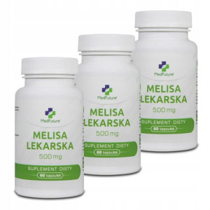 Melisa lekarska 500 mg na uspokojenie sen 180 kapsułek