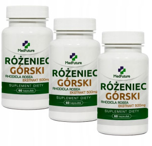 RÓŻENIEC GÓRSKI Rhodiola rosea EKSTRAKT 180 kapsułek