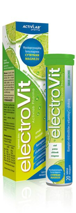 ACTIVLAB ELECTROVIT - 20tabl limonka