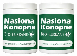 Nasiona Konopi łuskane BIO 800 g 2 opakowania