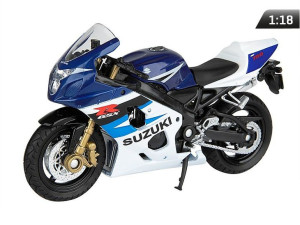Auto Model 1:18, Suzuki GSX-R750, granatowo biały