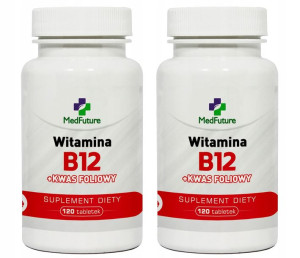 Witamina B12 1000mcg + kwas foliowy 240 tabletek