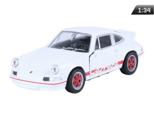 Model 1:34, 1973 PORSCHE 911 Carrera RS, biało czerwone