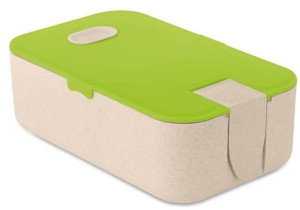 Lunchbox ze stojakiem na telefon 600 ml - śniadaniówka pojemnik Eko 19x11x6